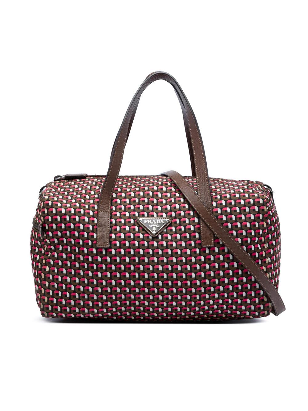 Prada Tessuto Stampato Satchel Pre- #368424P55B